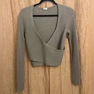 Luxeloft slim wrap sweater A&F - soft af collection